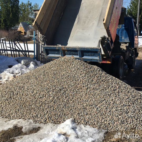 Отсев Песок Галька Мура Окол Гпс Щебень Керамзит