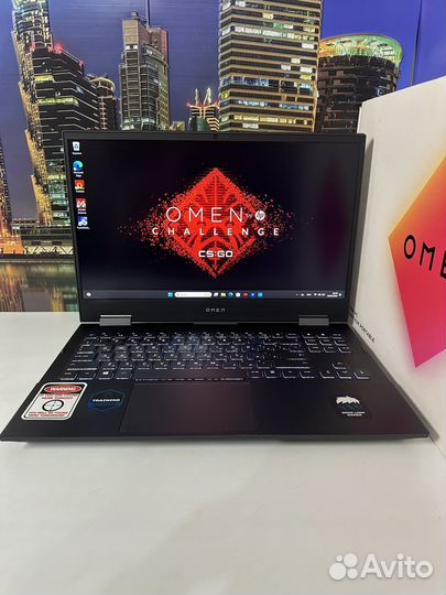 Игровой Hp Omen/Ryzen 5/RTX3060 6gb/144hz/16-512gb