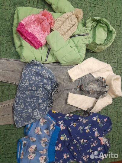 Детские вещи пакетом для девочки 110 116