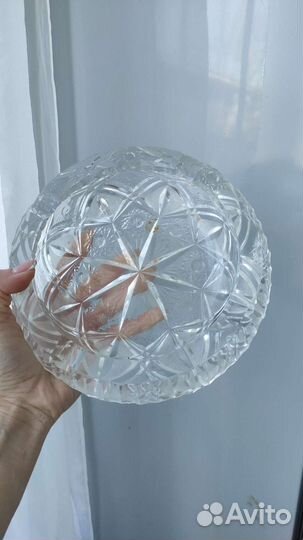 Пепельница хрусталь