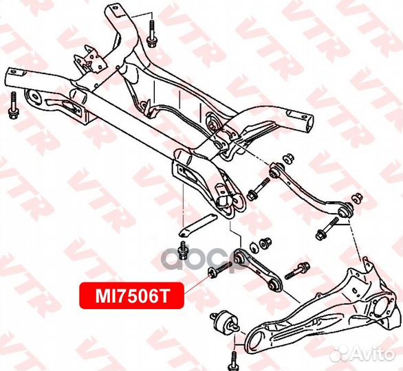 Болт-эксцентрик регулировки развала задних колес
