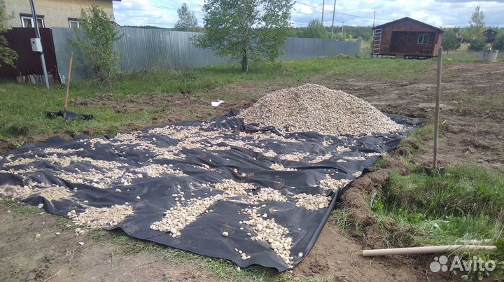 Заезд на участок. Въезд. Въездная группа