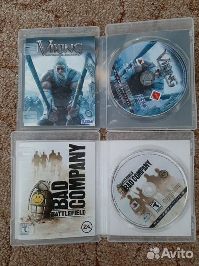 Игры на ps3 (Viking), (BAD company)