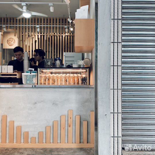 Островки кофе с собой, барные стойки в ТЦ