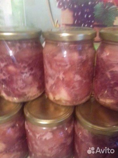 Тушёнка домашняя(с бесплатной доставкой на дом)