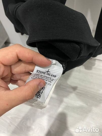 Stone island свитшот черный