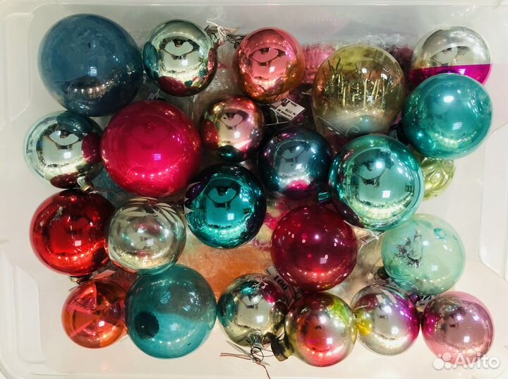 Игрушка новогодняя на елку. Стекло