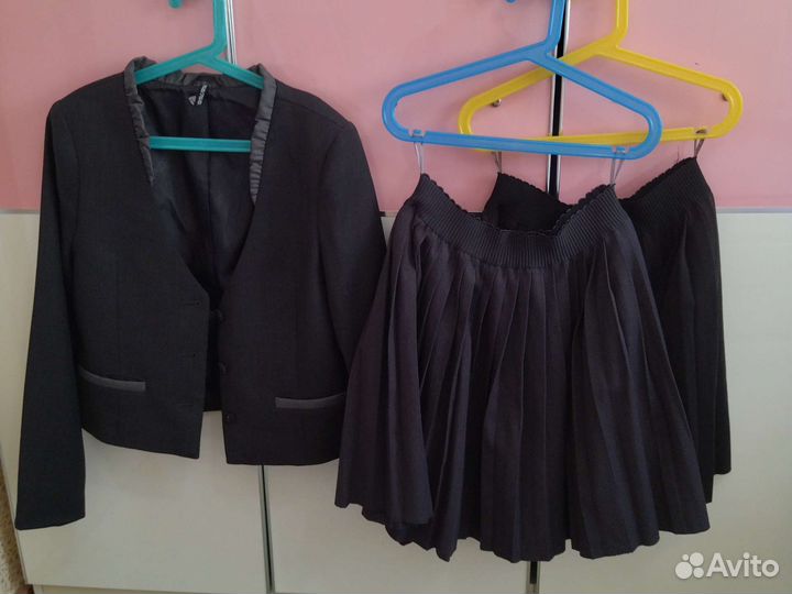 Жакет, юбки, жилет orby 158см