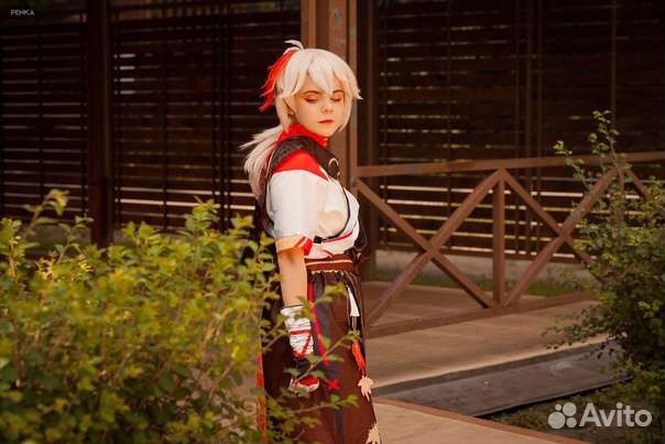 Косплей парик на Кадзуху (Genshin)