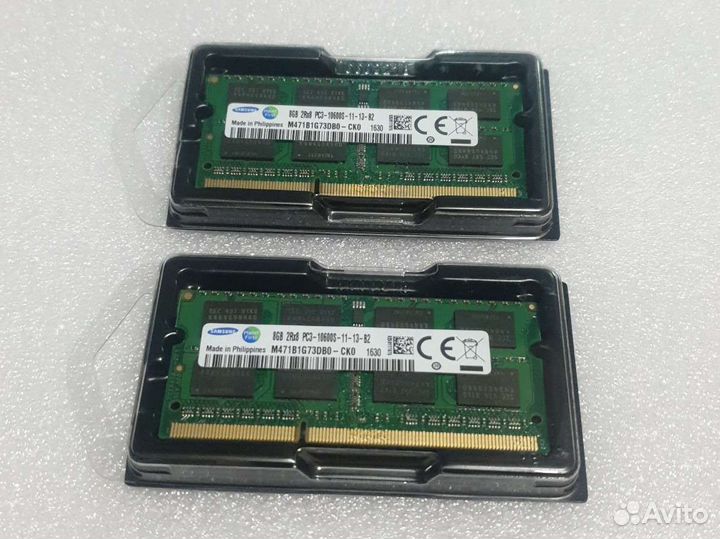 Оперативная память ddr3 16 gb для ноутбука Samsung