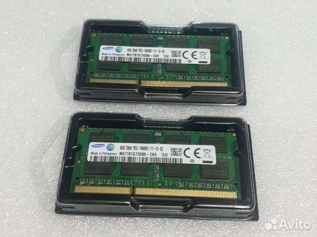 Оперативная память ddr3 16 gb для ноутбука Samsung