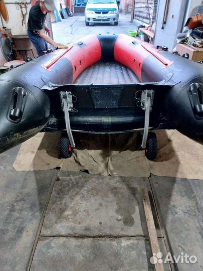 Лодка гладиатор Е380 и мотор 9.9