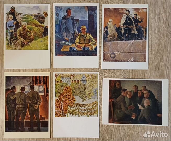 Армия, 18 открыток 1960-80е годы