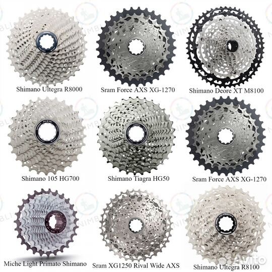 Кассета для велосипеда Shimano, Sram, SunRace