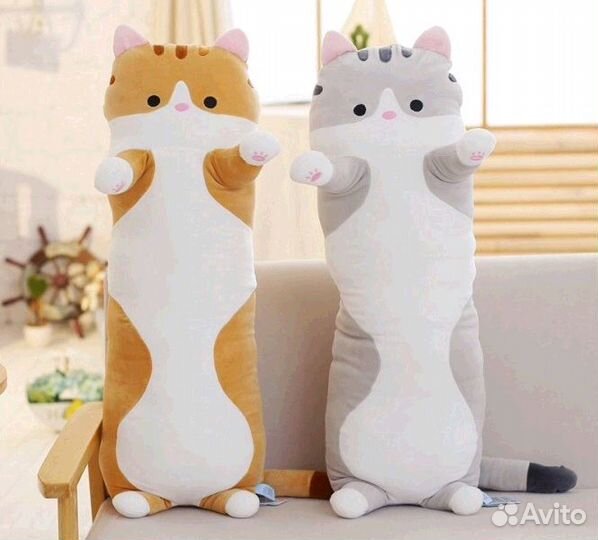 Кот-батон и другие игрушки-подушки
