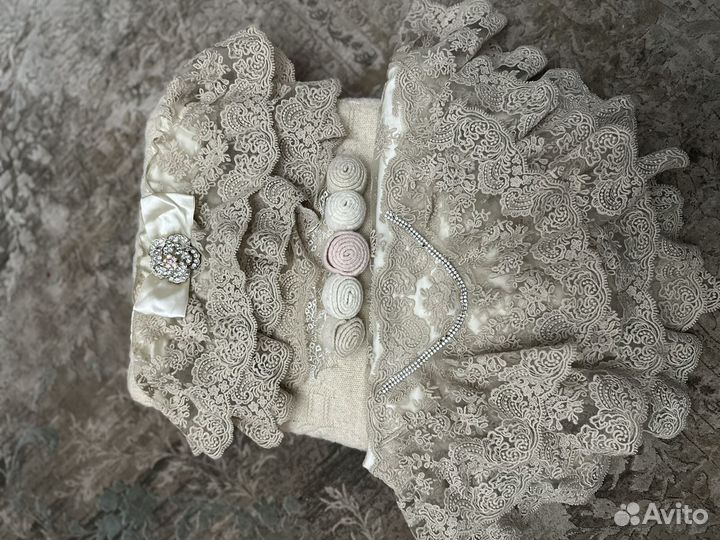 Конверт на выписку зимний вязанный