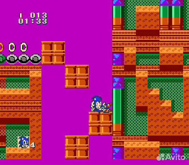 Sonic the Hedgehog 8-bit, английская версия