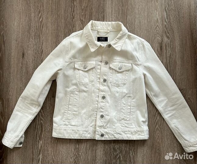 Джинсовая куртка белая m&s