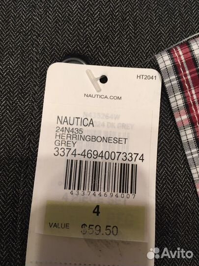 Nautica новый костюм р 104/110 с рубашкой галстук