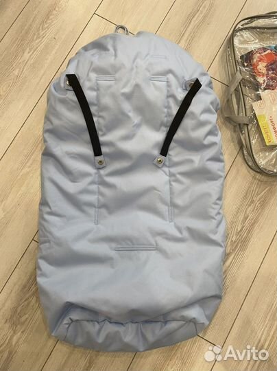 Зимний конверт в коляску на овчине