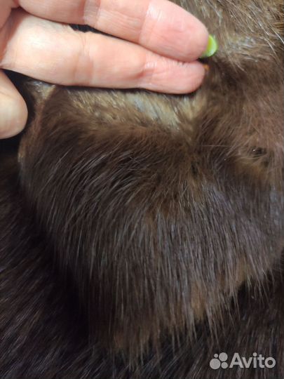 Шуба норка 48-50, мутон с капюшоном 44-46