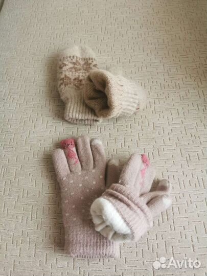 Варежки, перчатки на 7 лет