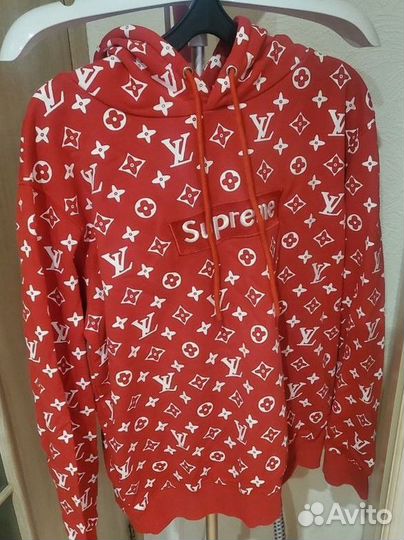 Louis vuitton толстовка Supreme