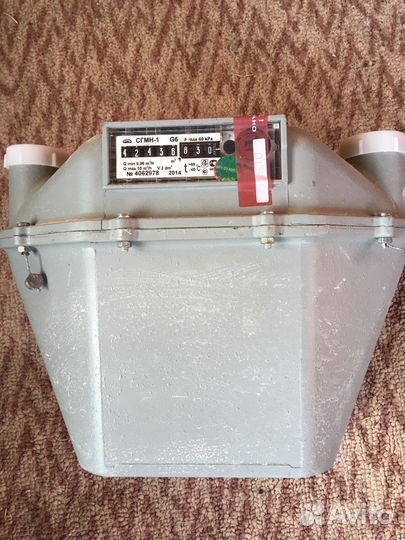 Газовый счетчик g6