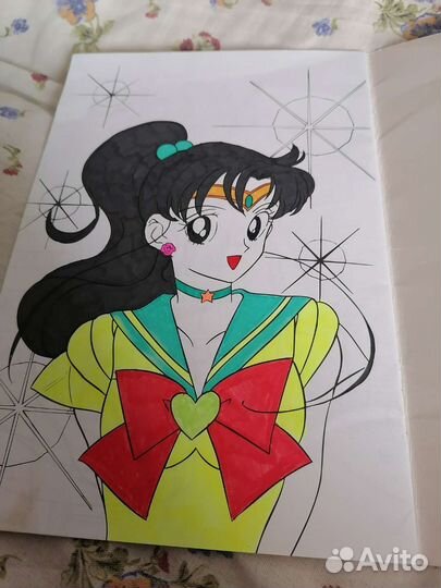 Раскраска sailor moon