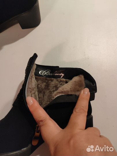 Ботинки зимние 34 размер