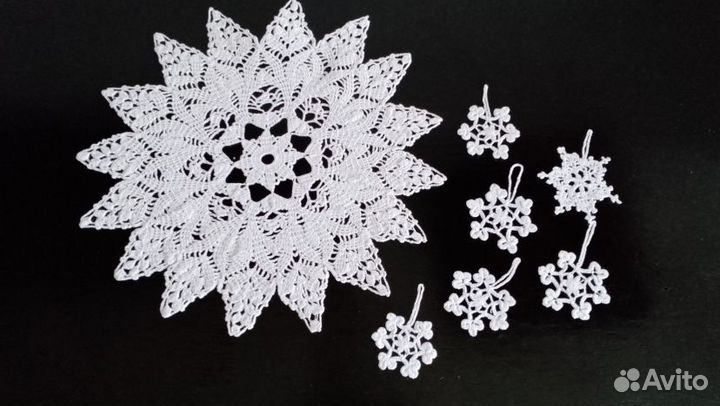 Салфетки крючком