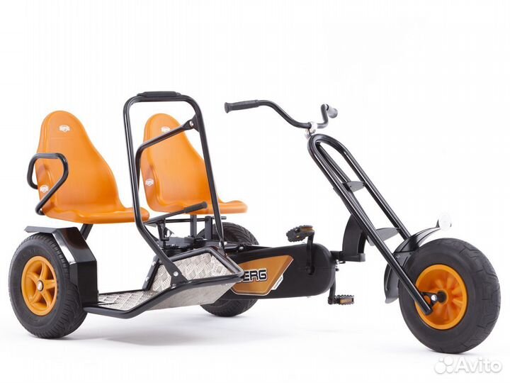 Веломобиль двухместный Berg Duo Chopper BF