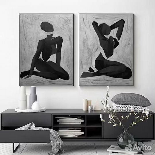 Картина на холсте абстрактные люди
