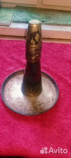 Мельхиоровый сервиз с позолотой