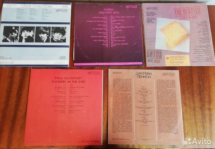 Виниловые пластинки: зарубежный и русский рок