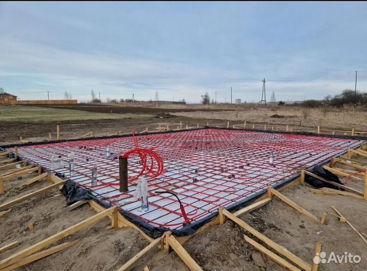 Фундамент бетонные работы отмостки заезды