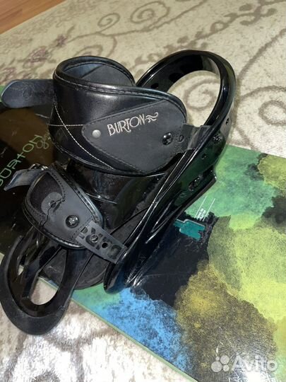 Сноуборд комплект burton genie 150 + крепы