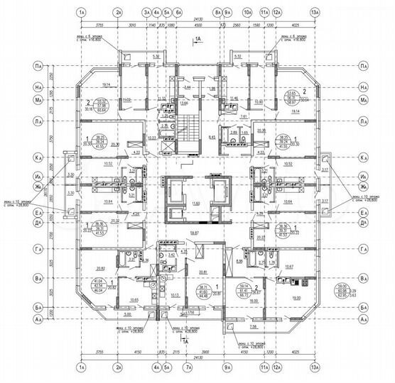2-к. квартира, 59 м², 2/25 эт.