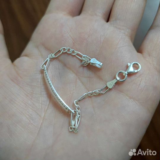 Серебряный браслет детский