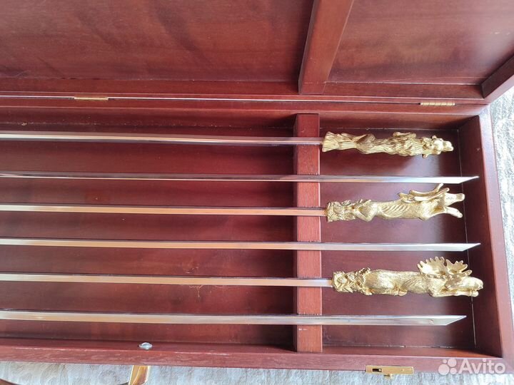 Набор шампуров в кейсе