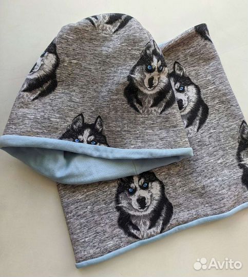 Шапка и шарф-снуд