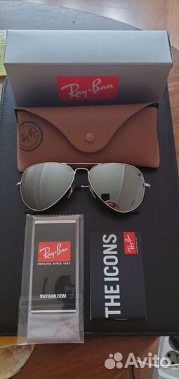 Очки ray ban зеркальные