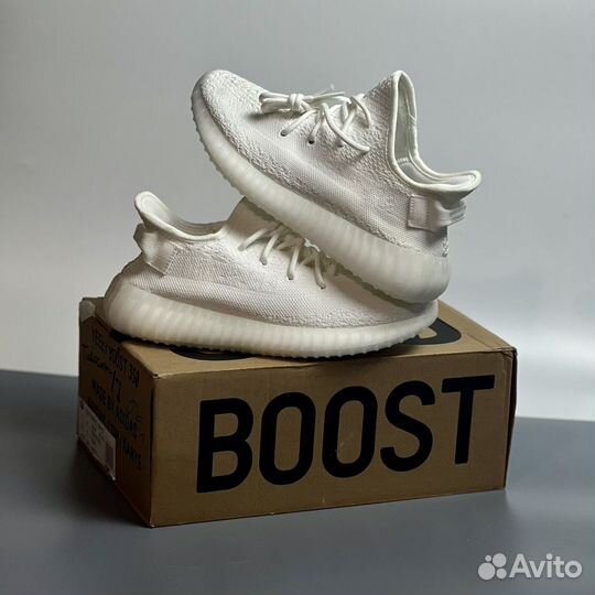 Кроссовки Adidas yeezy boost 350 белые