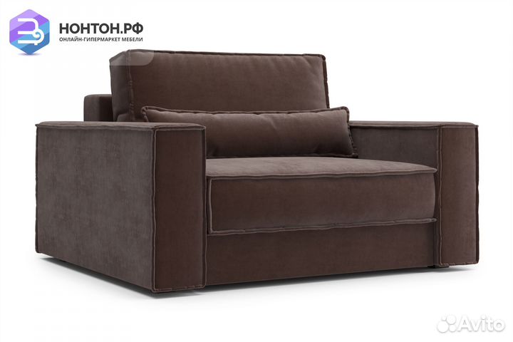 Кресло тик-так Сохо коричневое