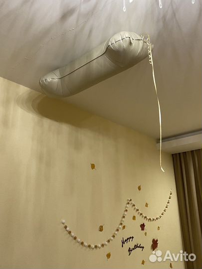 Фольгированный шар цифра с гелием