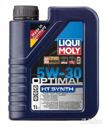 LiquiMoly 5W30 Optimal HT Synth (1L) масло мото