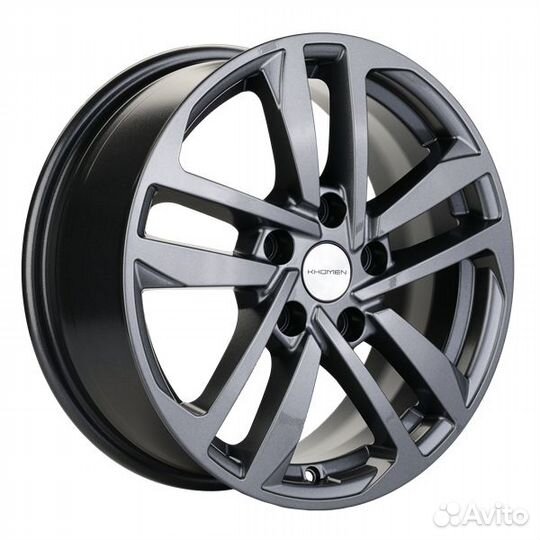 Khomen 1612 : 6.5x16 5*100 Et:39 Dia:57.1 Gray