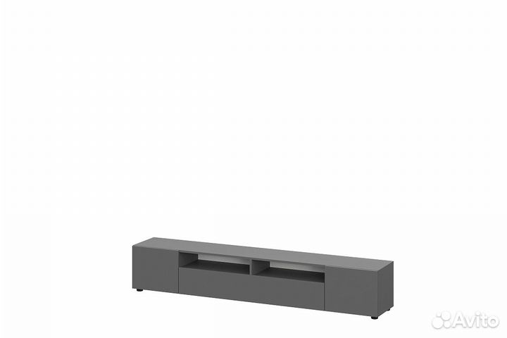Тумба для телевидеоаппаратуры Графит серый