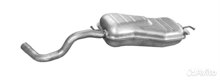 01.102 глушитель Audi A3 1.9D/ VW Golf IV 1.9D