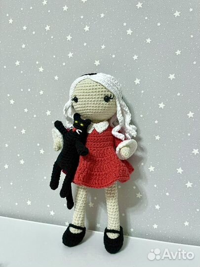 Сабрина ведьма амигуруми кукла